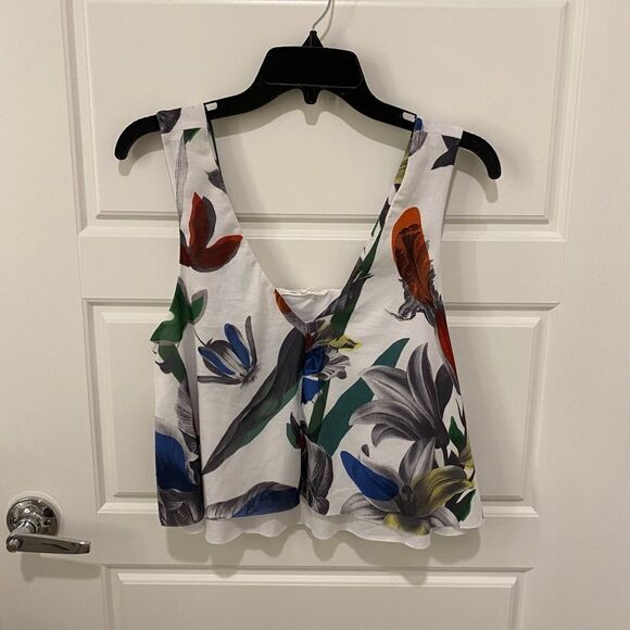 Zara Collection Crop Top. Multicolor. Medium - Picture 2 of 10